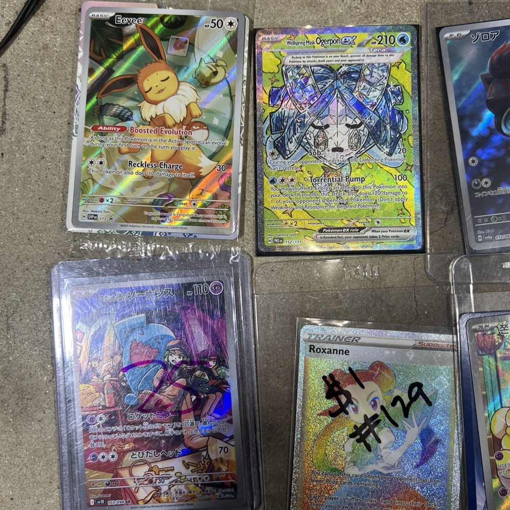 Pokemon Holo Card Lot Japanese Korean BlastoiseEX Aroma Lady Tornadus Mix